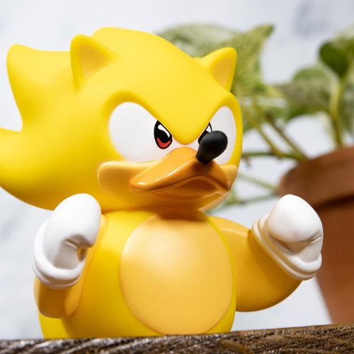 Super Sonic The Hedgehog Sonic SEGA Gaming Rubber Duck by Tubbz Collectables | Ducks in the Window