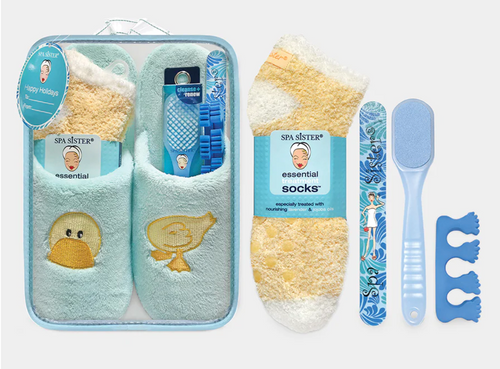 Ducky Pedi Set, blue/yellow