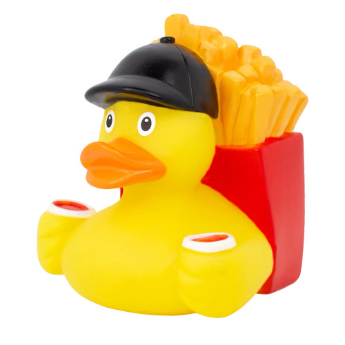 French Fries Rubber Duck by LiLaLu | Ducks in the Window