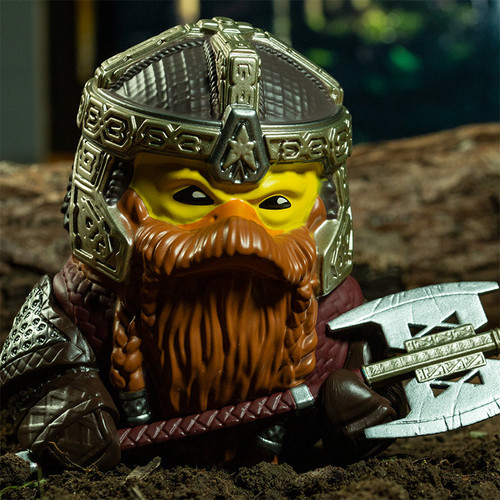 Official Lord of the Rings Gimli TUBBZ Boxed Edition Rubber Duck Collectibles Bath Toy | Ducks in the Window