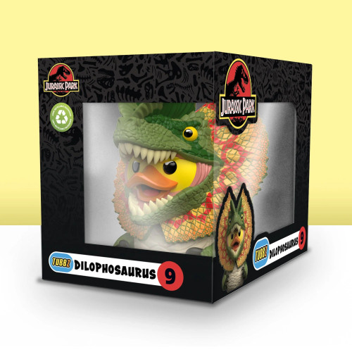 Dilophosaurus Jurassic Park (Boxed Edition) Rubber Duck by TUBBZ  | Ducks in the Window