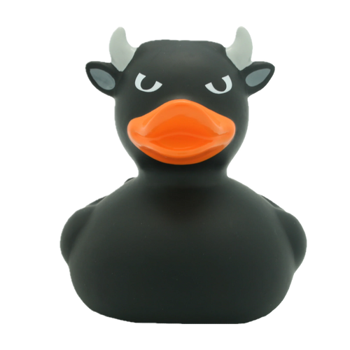 Bull Rubber Duck by LILALU bath toy | Ducks in the Window