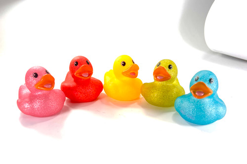 Rainbow Glitter Gift Bundle Small Rubber Ducks | Ducks in the Window Rainbow Glitter Gift Bundle Small Rubber Ducks | Ducks in the Window