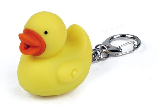 Rubber Duck LED keychain Flashlight | Ducks in the Window