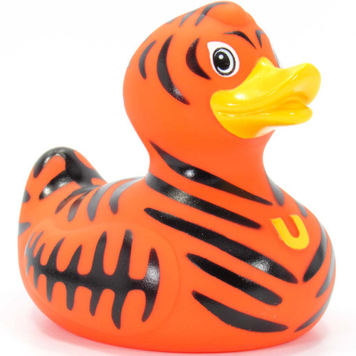 Wild Tiger Duck Rubber Duck Bath Toy By Bud Duck | Ducks in the Window