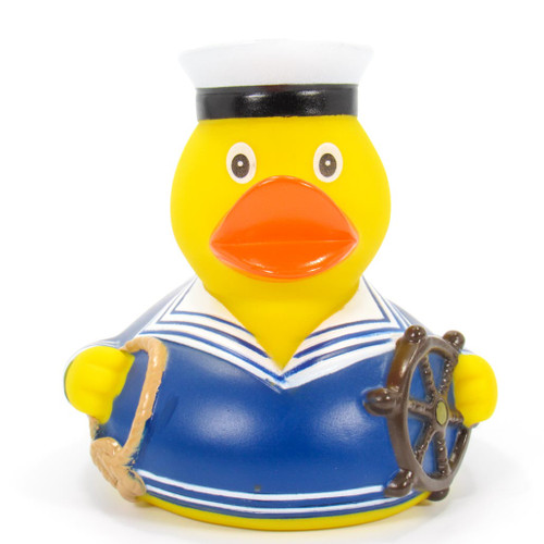 Sailor Blue Rubber Duck by Schnabels | Ducks in the Window®