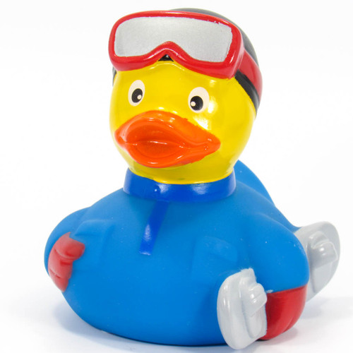 Snowboarder Rubber Duck by Schnabels | Ducks in the Window®