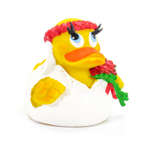 Bride Wedding Rubber Duck by Lanco 100% Natural Toy & Organic | Ducks in the Window®