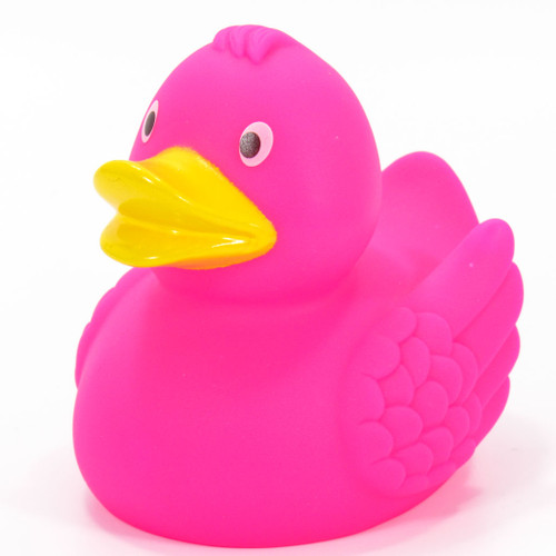 Bright Pink Rubber Duck by Schnabels  | Ducks in the Window®
