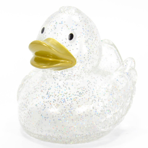 Gold Glitter Rubber Duck by Schnabels  | Ducks in the Window®