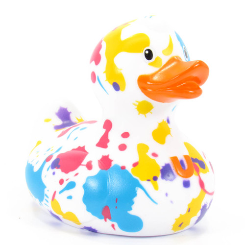 Arty Rubber Duck Bath Toy by Bud Ducks | Ducks in the Window®