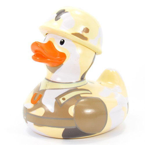 GI (Army) Rubber Duck Bath Toy by Bud Ducks | Ducks in the Window®