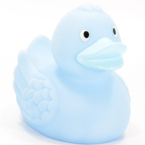 Blue Pastel Rubber Duck by Schnabels  | Ducks in the Window®