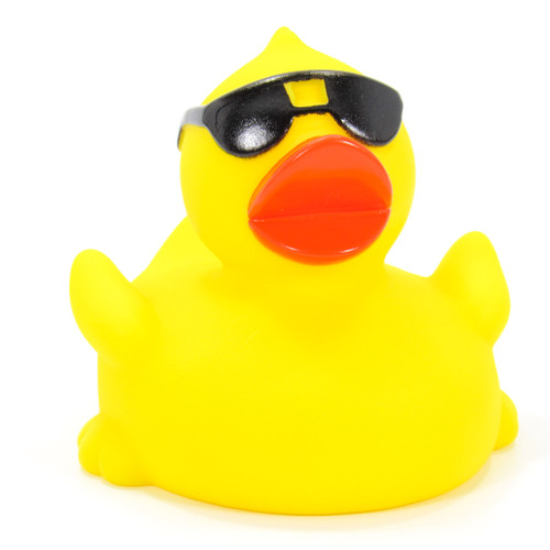 Sunglasses Racer Duck Rubber Duck by Schnabels  | Ducks in the Window®
