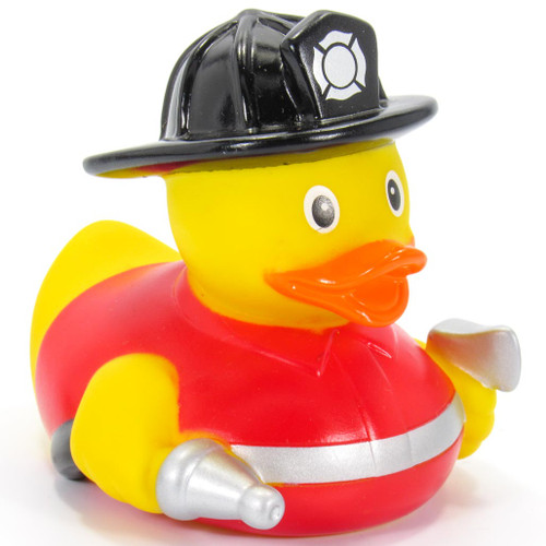Fire Fighter Red Fireman by Ad Line | Ducks in the Window®