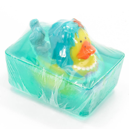 Mermaid (Aqua) Rubber Duck All Natural Soap by Heartland Fragrance | Ducks in the Window