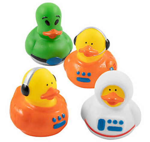 Outer Space Gift Bundle Small Rubber Ducks