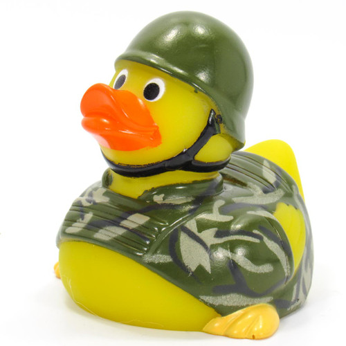 camouflage rubber duck