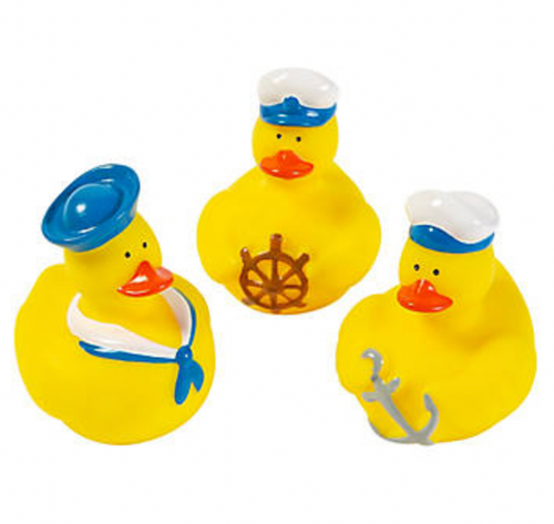 Nautical Sailors  Gift Bundle Small Rubber Ducks