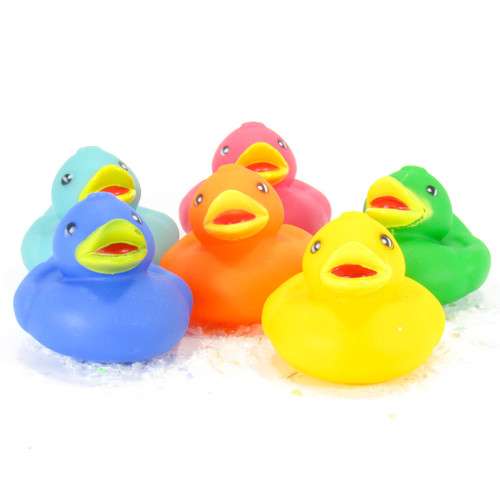 Rainbow of Solid Colors  Gift Bundle Small Rubber Ducks | Ducks in the Window