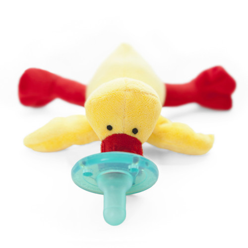 Wubbanub yellow duck pacifier Baby Gifts | Ducks in the Window