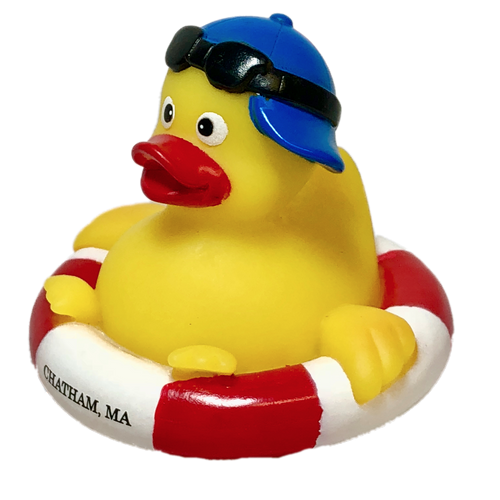 Life Ring Vacation Rubber Duck | Ducks In The Window