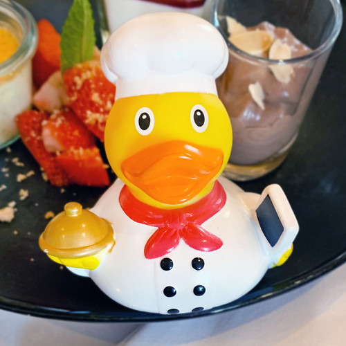 Master Chef Rubber Duck by LILALU bath toy | Ducks in the Window