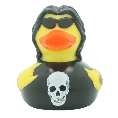 Heavy Metal Rocker Rubber Duck by LILALU bath toy | Ducks in the Window