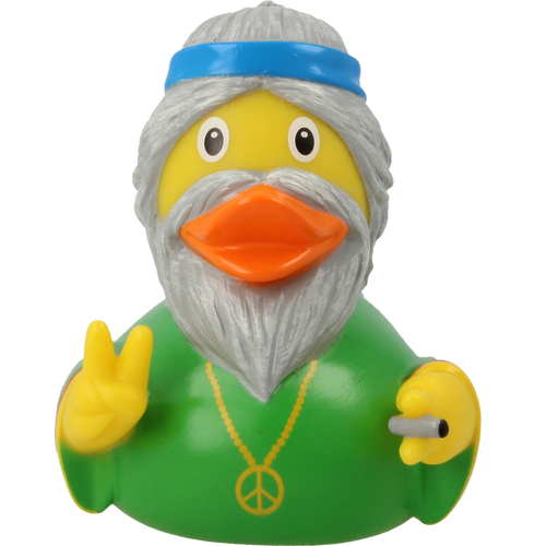 Hippie Rubber Duck by LILALU bath toy | Ducks in the Window