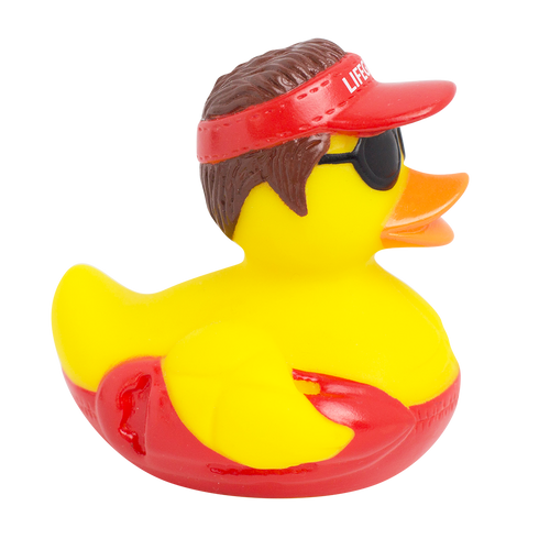 Lifeguard Rubber Duck Bath Toy by LiLaLu | Ducks in the Window