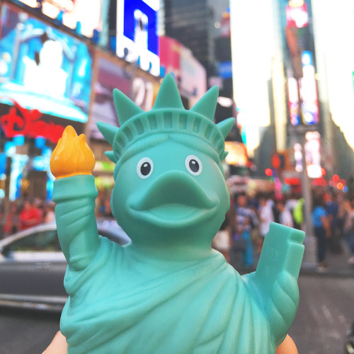 New York City Statue of Liberty  Rubber Duck by LILALU bath toy | Ducks in the Window
