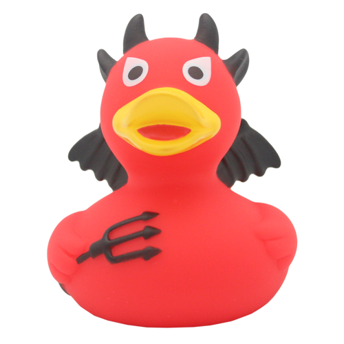 Red Devil Rubber Duck by LILALU bath toy | Ducks in the Window