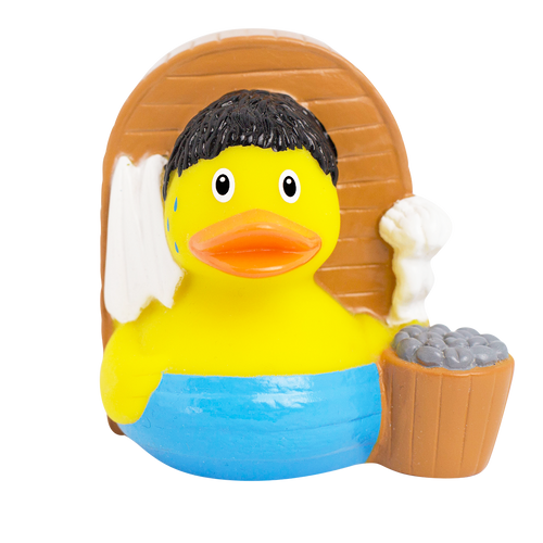 Sauna  Rubber Duck by LILALU bath toy | Ducks in the Window