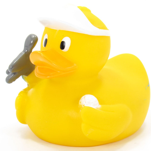 Golfer Rubber Duck Ducks in the Window