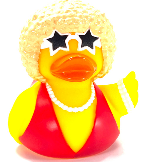 Disco Queen rubber duck by LILALU bath toy | Ducks in the Window