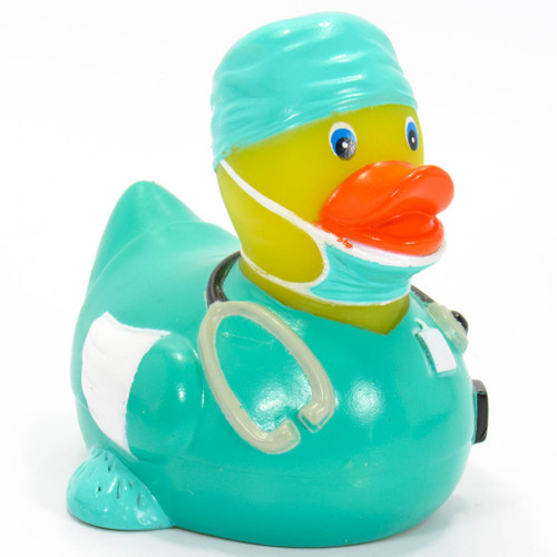 Surgeon (Green) Rubber Duck | Ducks in the Window