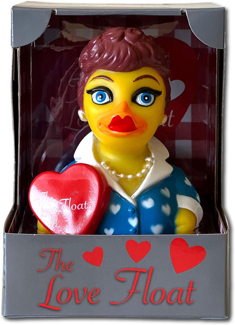Celebriducks - The Love Float - Floating Rubber Ducks - Collectible Bath Toy Gift For Kids & Adults Of All Ages