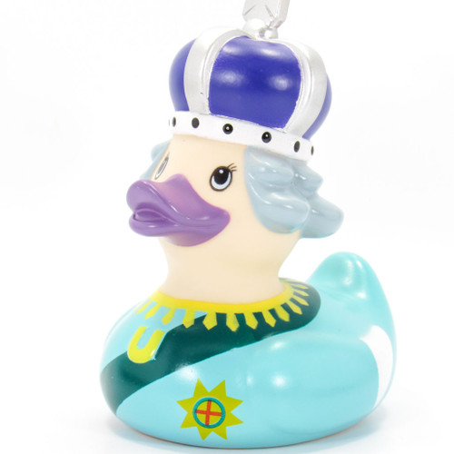 Queen Duck (Elizabeth II) England Rubber Duck by Bud Duck | Ducks in the Window®