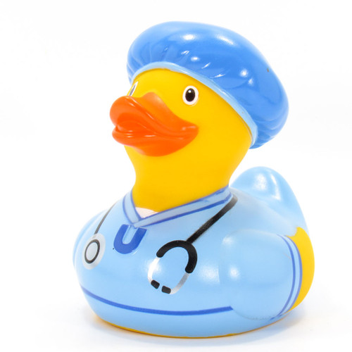 Medic Duck (Doctor, Surgeon) Rubber Duck Bath Toy by Bud Duck | (BudUSA) Ducks in the Window®