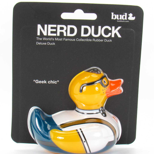 nerd rubber duck