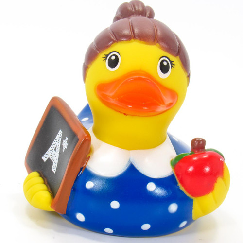 Teacher (Female) Rubber Duck by DITW Designs | Ducks in the Window®