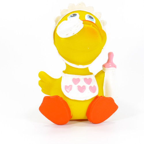 Baby Girl Rubber Duck by Lanco 100% Natural Toy & Organic | Ducks in the Window®