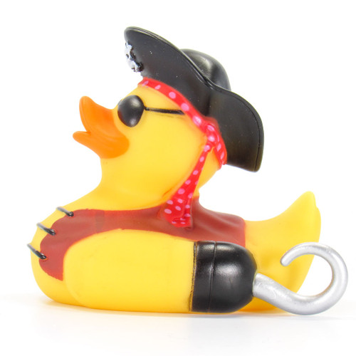 Pirate Hook Rubber Duck by Wild Republic Ducks in the Window??