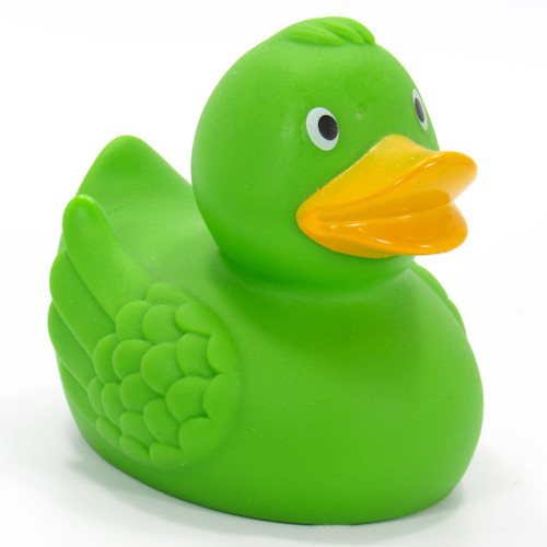 green rubber ducky