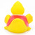 Basketball Player Red Rubber Duck by Ad Line | Ducks in the Window®