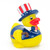 Patriotic Uncle Sam Rubber Duck  by Ad Line | Ducks in the Window®