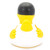 LED Glow 007 James Bond Rubber Duck Bath Toy by Locomocean | Ducks in the Window®