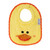 Zoocchini BABY SNOW TERRY BIB - PUDDLES THE DUCK | Ducks in the Window