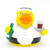 Maid (Waitress) Rubber Duck by Schnabels | Ducks in the Window®