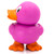 Purple squeaker rubber duck | Ducks in the Window